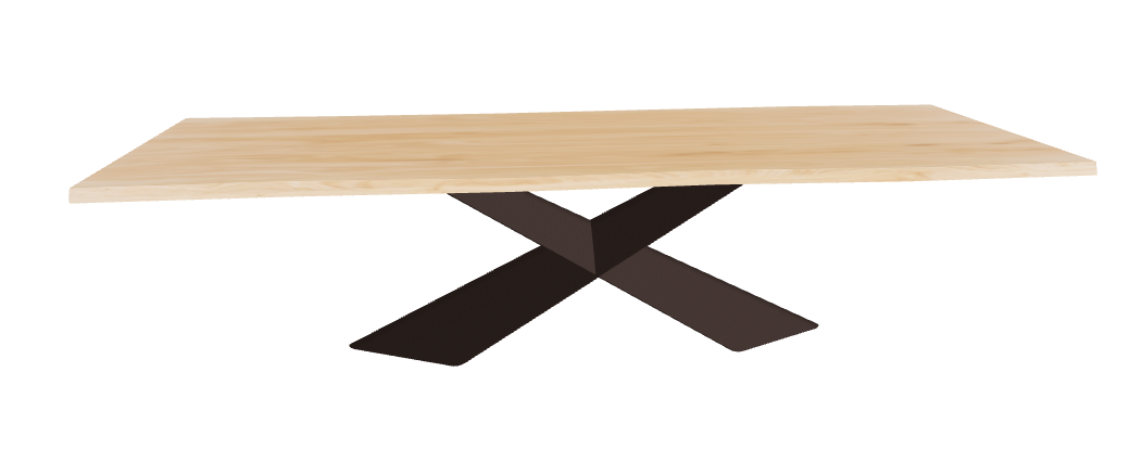 Cattelan Italia Tyron Wood Live Edged Dining Table