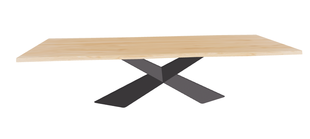 Cattelan Italia Tyron Wood Live Edged Dining Table