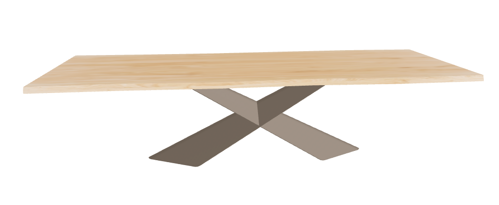 Cattelan Italia Tyron Wood Live Edged Dining Table
