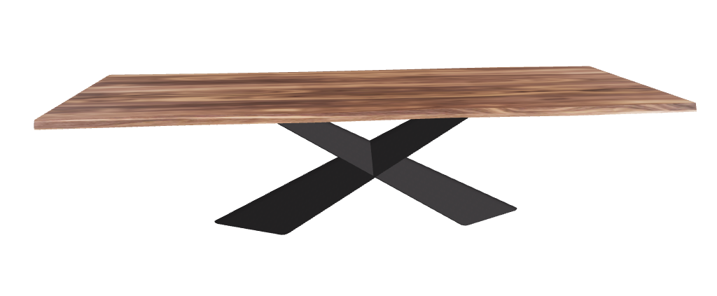 Cattelan Italia Tyron Wood Live Edged Dining Table