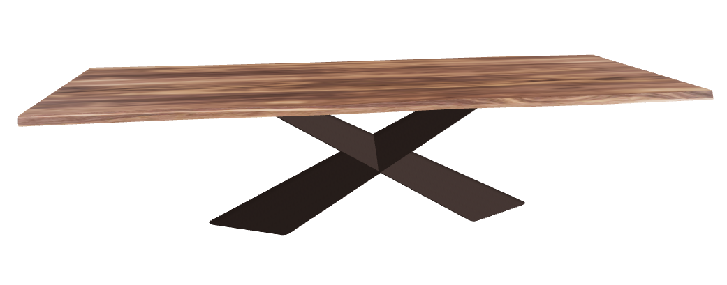 Cattelan Italia Tyron Wood Live Edged Dining Table