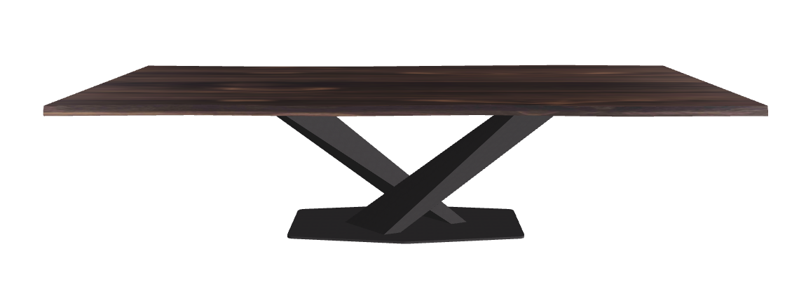 Cattelan Italia Stratos Wood Live Edged Dining Table