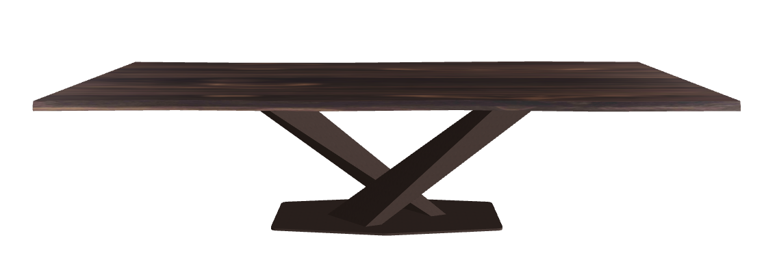 Cattelan Italia Stratos Wood Live Edged Dining Table