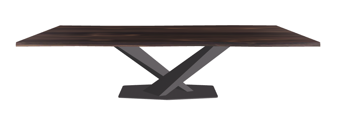 Cattelan Italia Stratos Wood Live Edged Dining Table