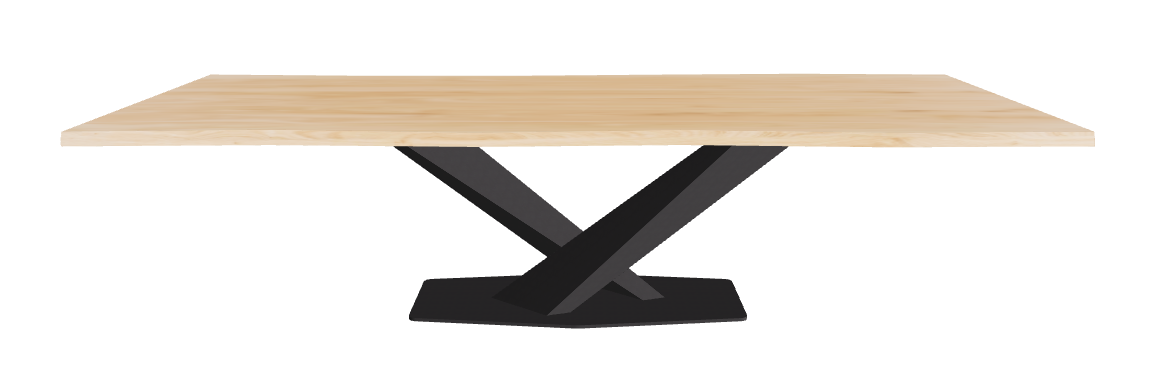 Cattelan Italia Stratos Wood Live Edged Dining Table