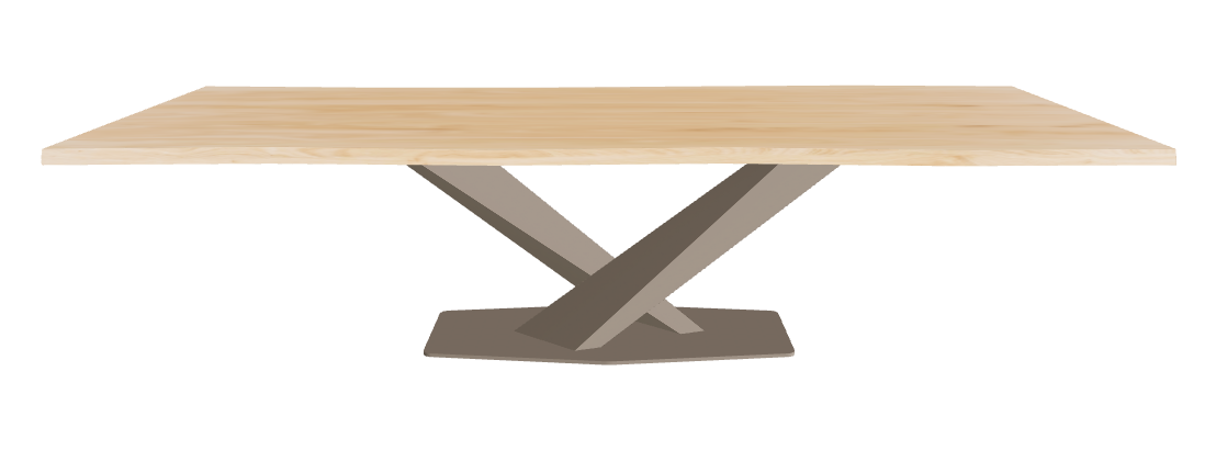 Cattelan Italia Stratos Wood Live Edged Dining Table