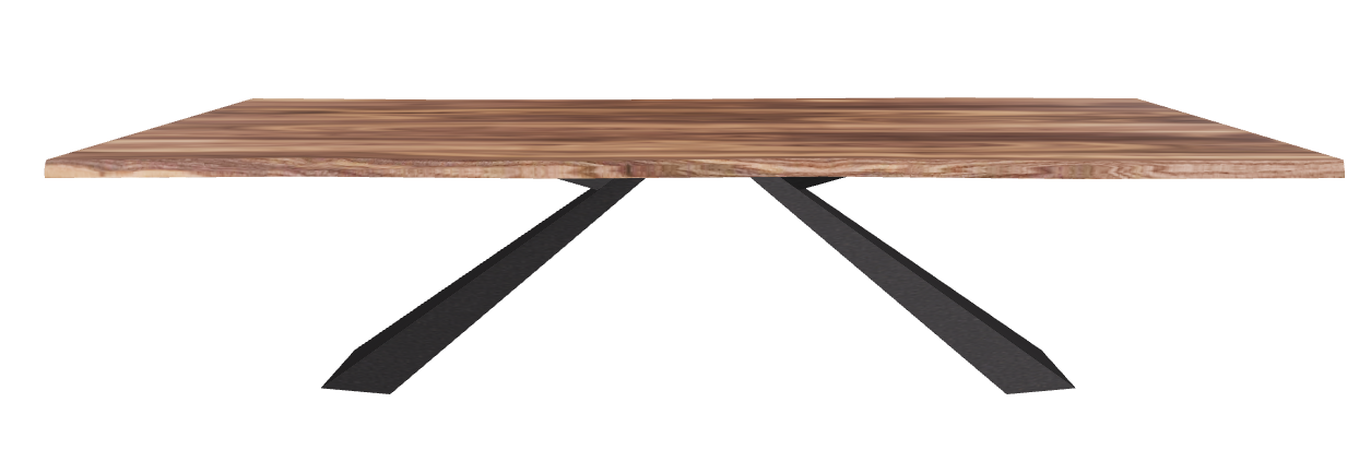 Cattelan Italia Eliot Wood Live Edged Dining Table