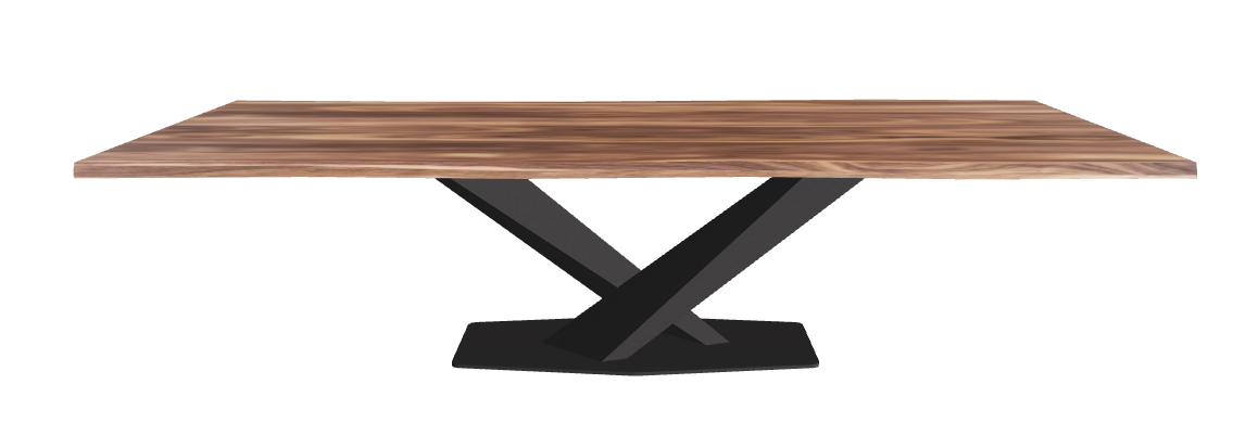 Cattelan Italia Stratos Wood Live Edged Dining Table