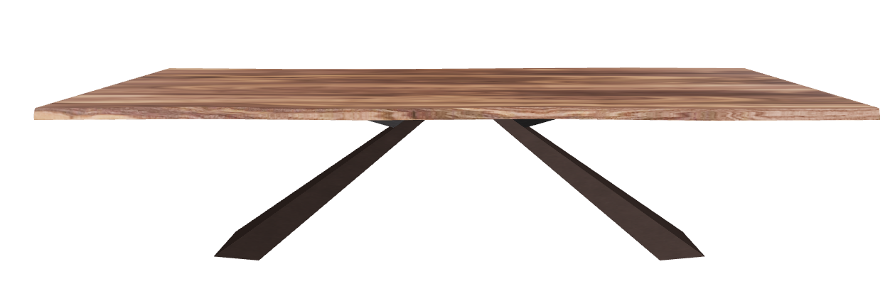 Cattelan Italia Eliot Wood Live Edged Dining Table