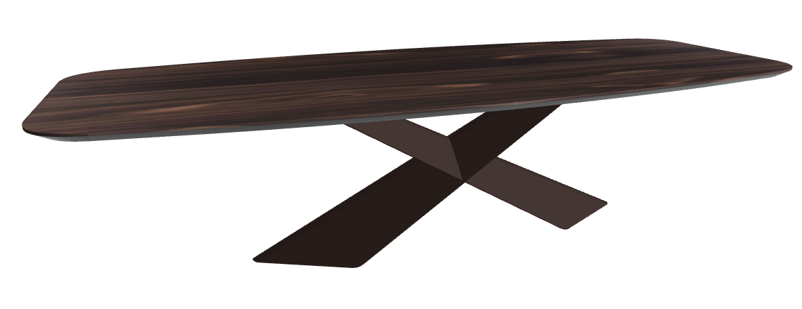 Cattelan Italia Tyron Wood Barrel-Shaped Dining Table
