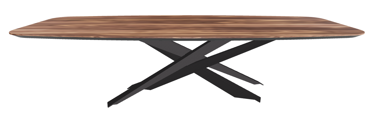 Cattelan Italia Lancer Wood Barrel-Shaped Dining Table