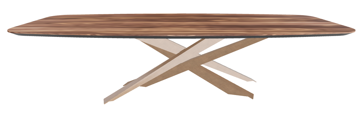 Cattelan Italia Lancer Wood Barrel-Shaped Dining Table