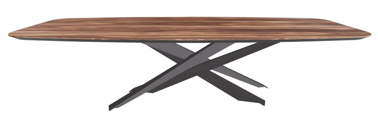Cattelan Italia Lancer Wood Barrel-Shaped Dining Table