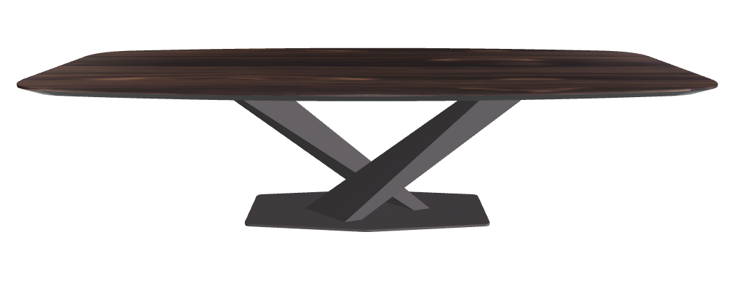 Cattelan Italia Stratos Wood Barrel-Shaped Dining Table