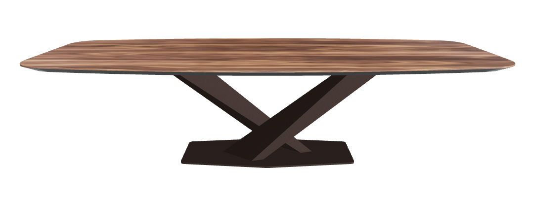 Cattelan Italia Stratos Wood Barrel-Shaped Dining Table