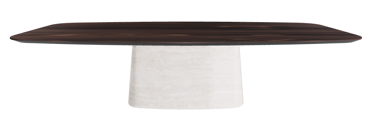 Cattelan Italia Napoleon Wood Barrel-Shaped Dining Table