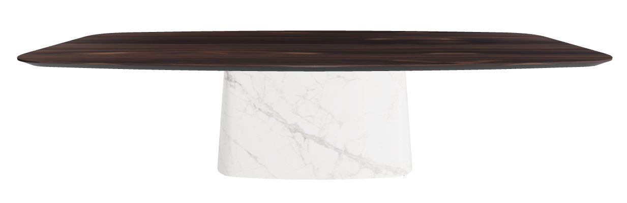 Cattelan Italia Napoleon Wood Barrel-Shaped Dining Table