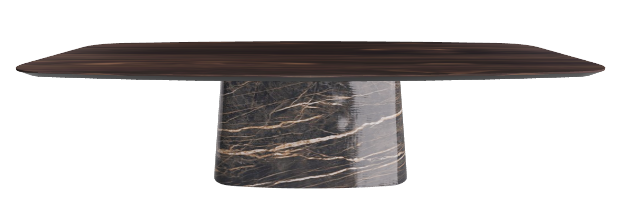 Cattelan Italia Napoleon Wood Barrel-Shaped Dining Table