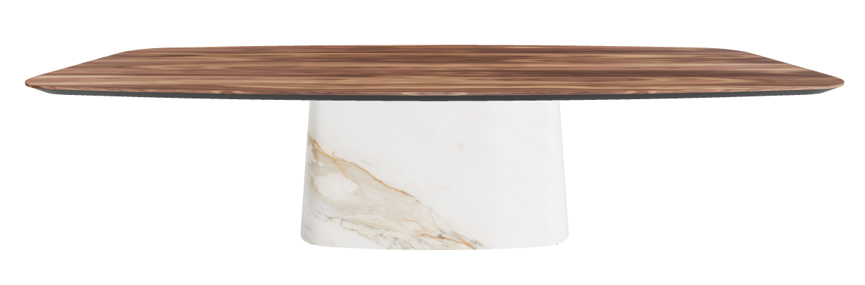 Cattelan Italia Napoleon Wood Barrel-Shaped Dining Table