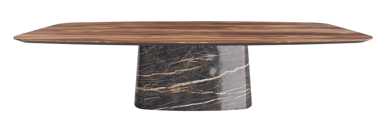 Cattelan Italia Napoleon Wood Barrel-Shaped Dining Table