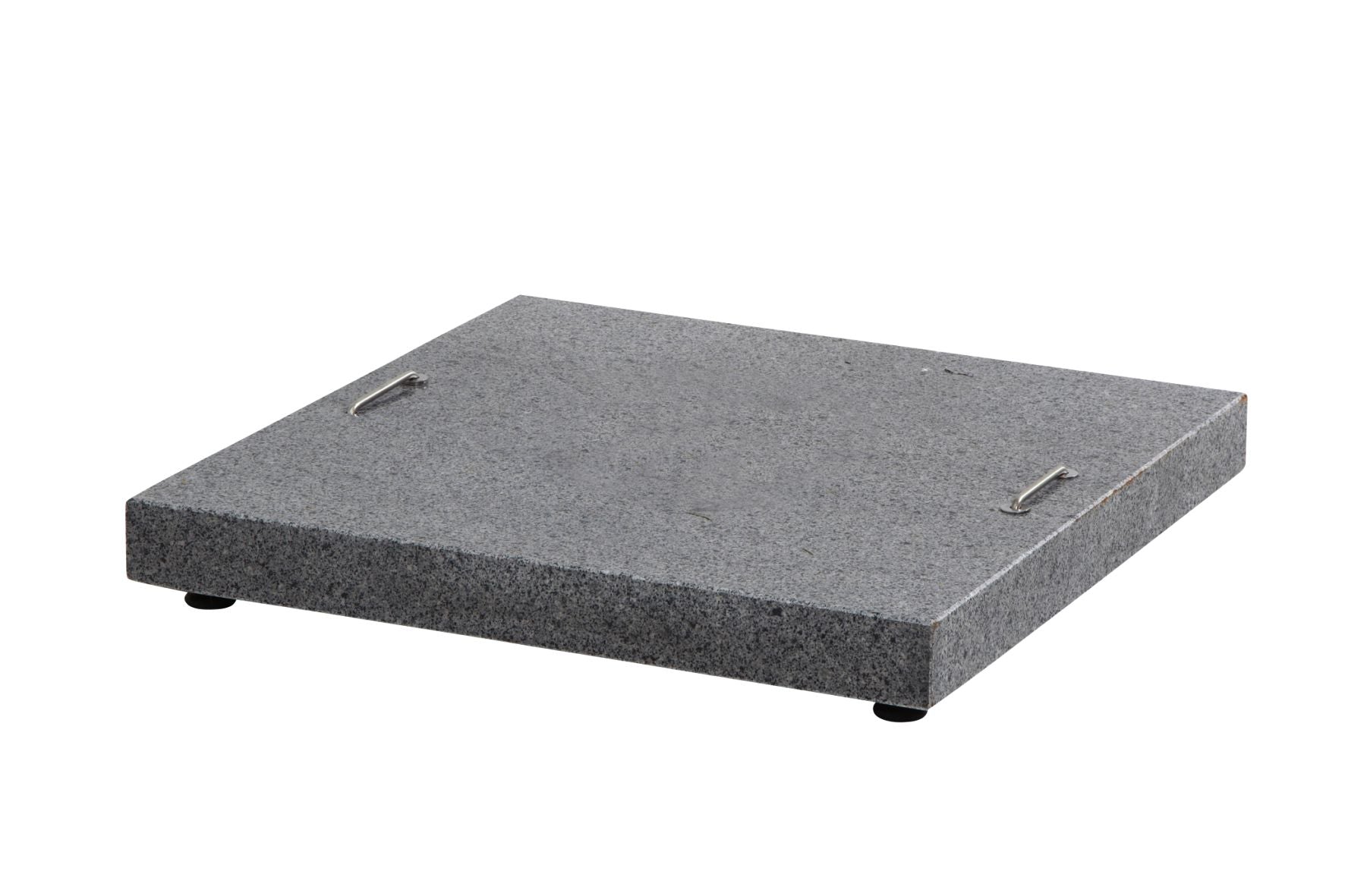 4 Seasons Outdoor Siesta Parasol ø350 cm Taupe & Charcoal with 125 kg Granite base and wheels