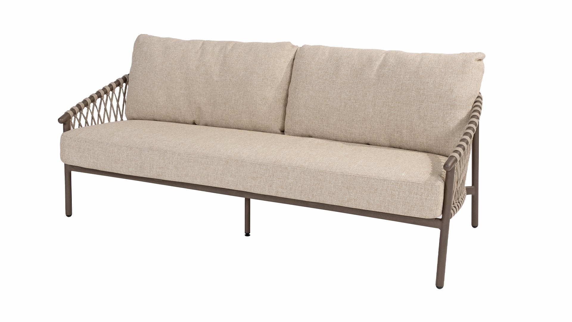 4 Seasons Outdoor Allora 5 Seat Lounge Set with Zucca 90cm Teak Coffee Table