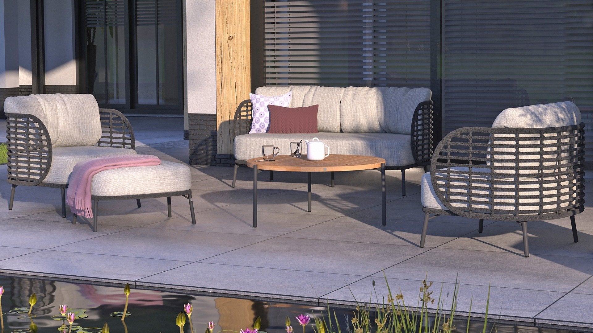 4 Seasons Outdoor Fabrice Lounge Set