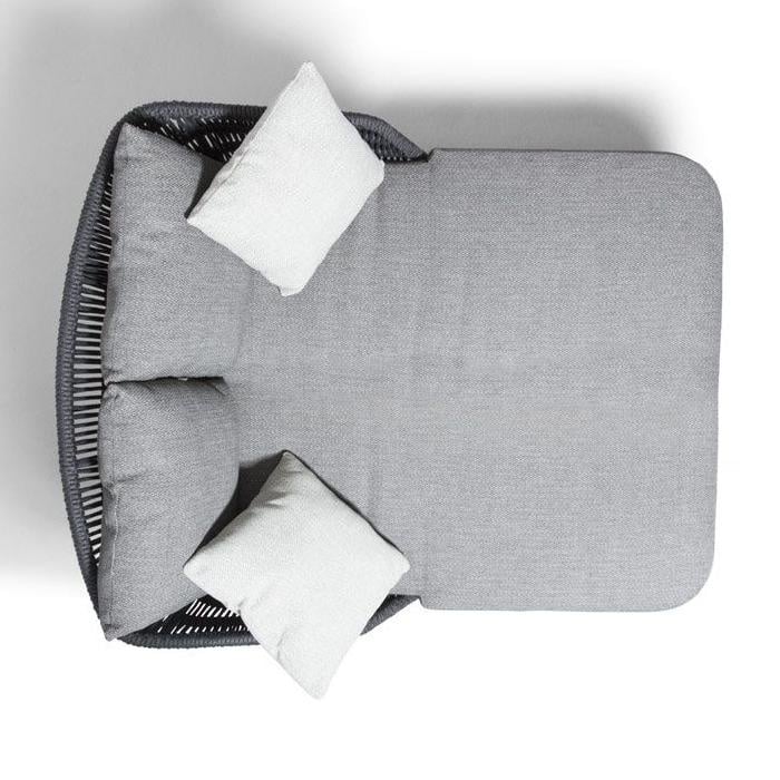 4 Seasons Outdoor Marbella Daybed Double with Axel Side Table