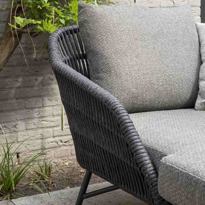 4 Seasons Outdoor Marbella Daybed Double with Axel Side Table