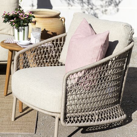 4 Seasons Outdoor Puccini Living Chair Latte