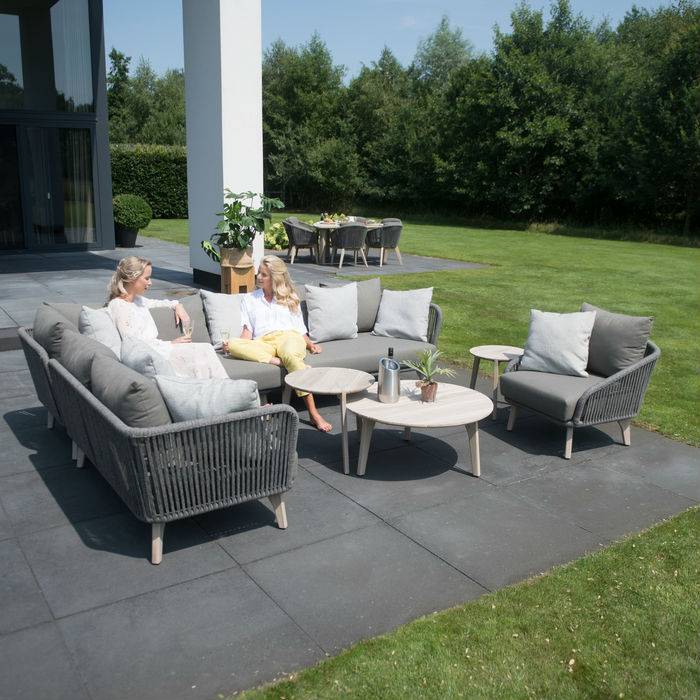 4 Seasons Outdoor Santander Corner Sofa Set With Gabor Coffee Table