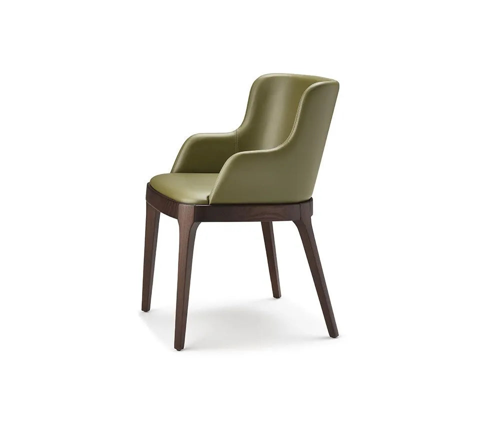 Cattelan Italia Magda Dining Armchair – Soft Leather & Glove Soft Leather