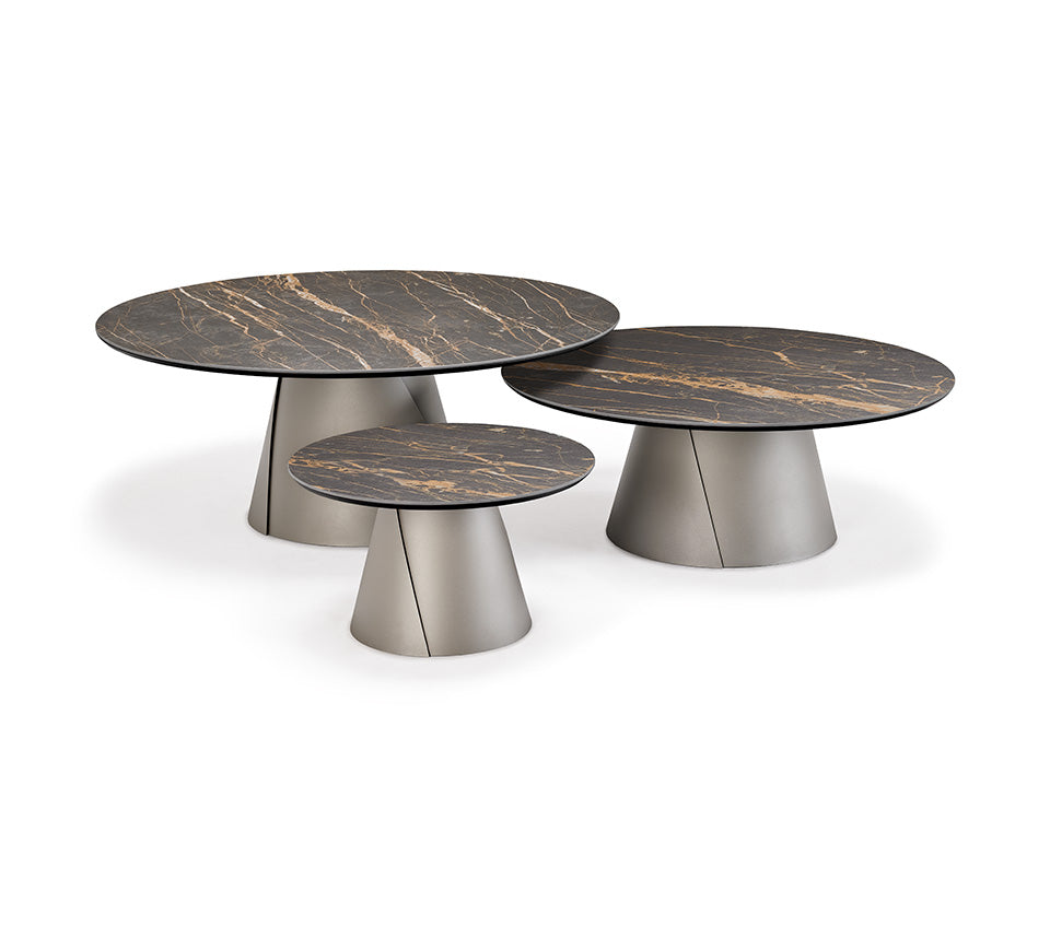 Cattelan Italia ALBERT Keramik Coffee Table Set of 3 ø 59