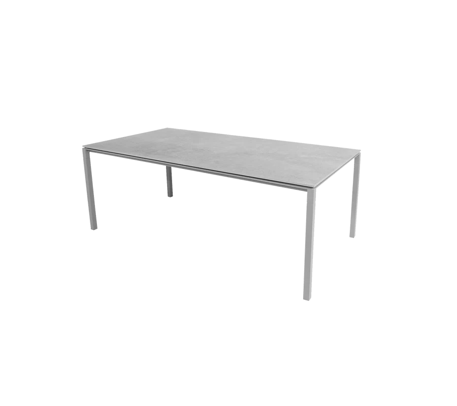 Cane-line Pure Dining Table Outdoor 200 x 100 cm