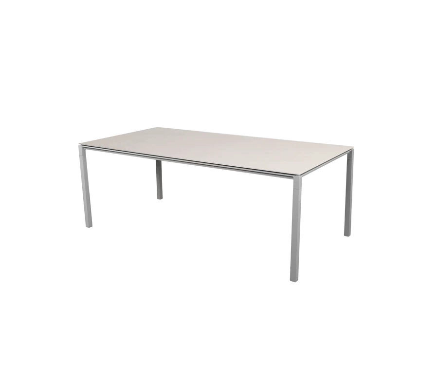 Cane-line Pure Dining Table Outdoor 200 x 100 cm