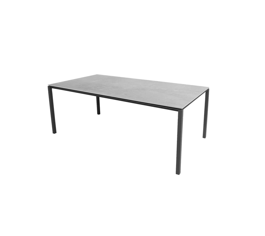 Cane-line Pure Dining Table Outdoor 200 x 100 cm