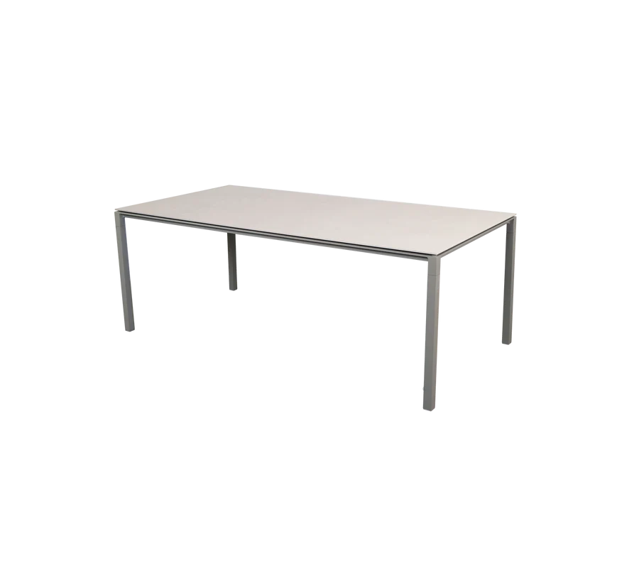 Cane-line Pure Dining Table Outdoor 200 x 100 cm