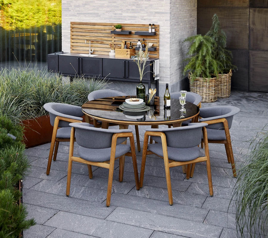 Cane-line Aspect dining table dia 144 cm