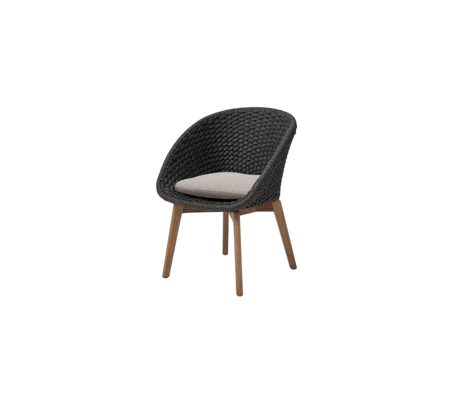 Cane-line Peacock Chair with Teak Legs