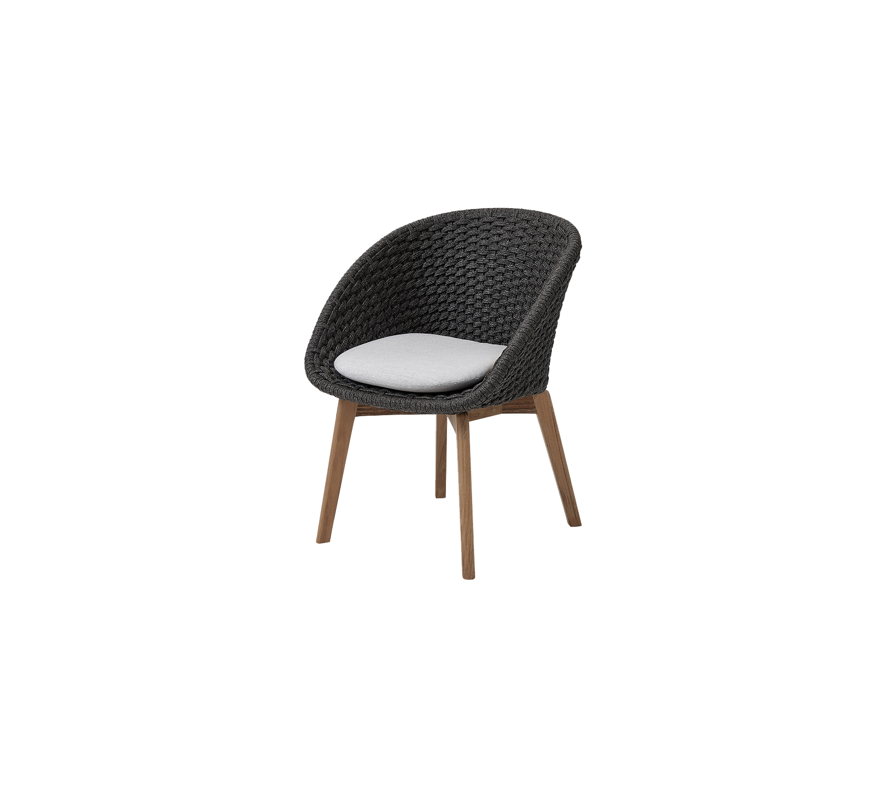 Cane-line Peacock Chair with Teak Legs