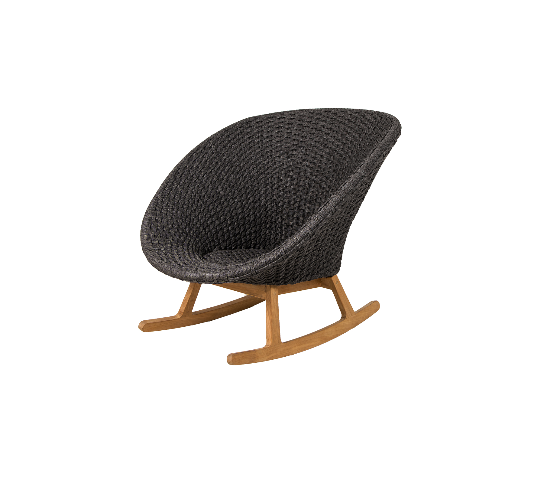 Cane-line Peacock Rocking Chair With Teak Legs