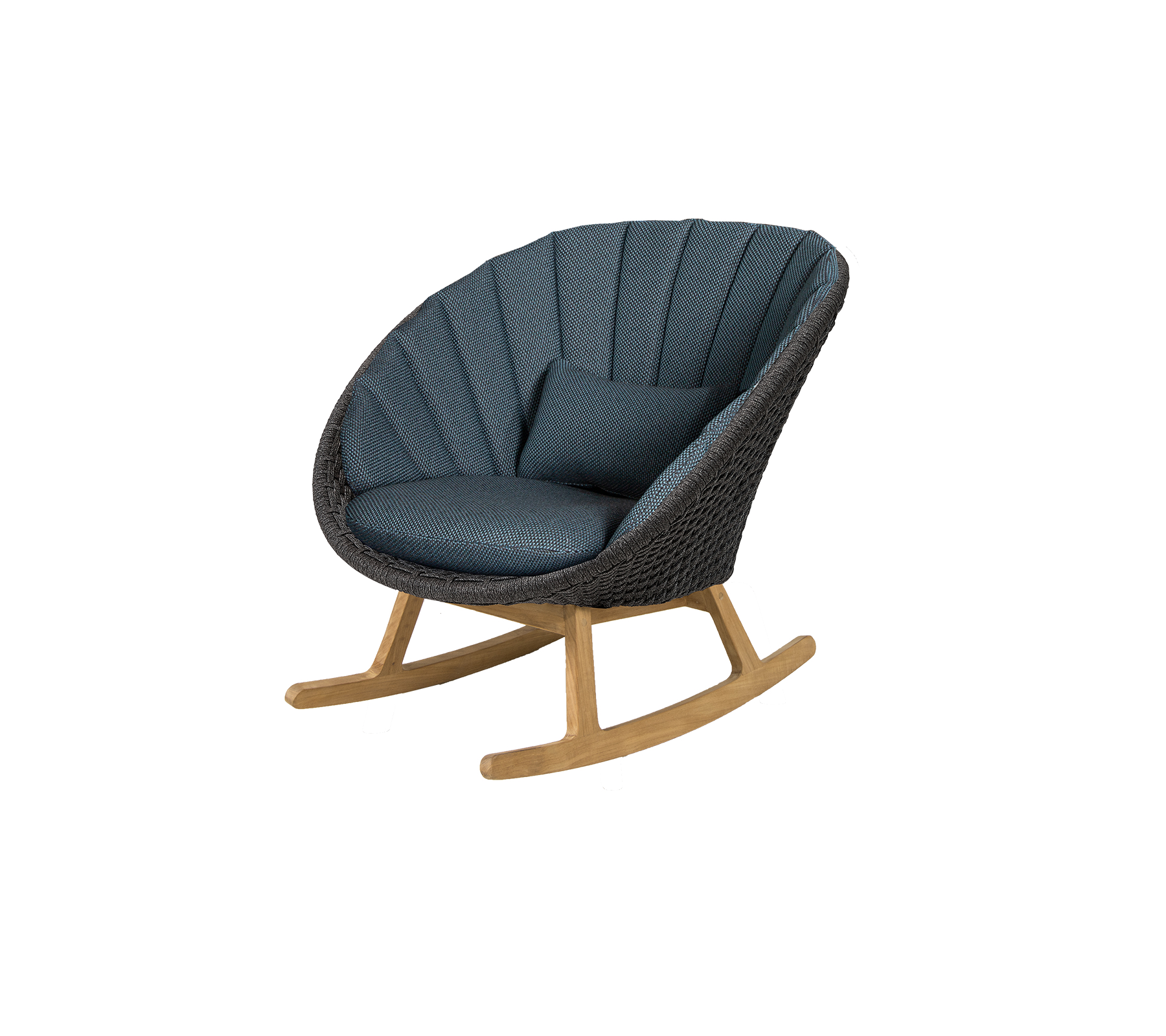 Cane-line Peacock Rocking Chair With Teak Legs