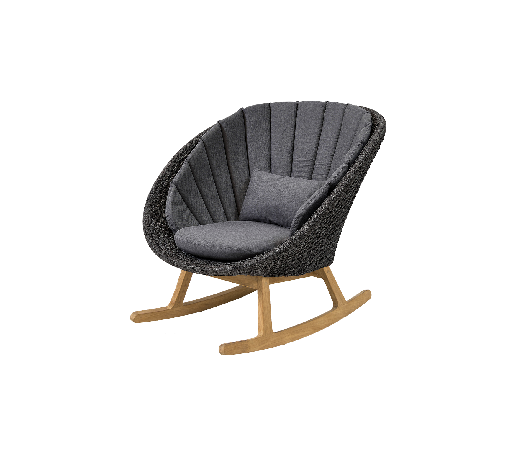 Cane-line Peacock Rocking Chair With Teak Legs