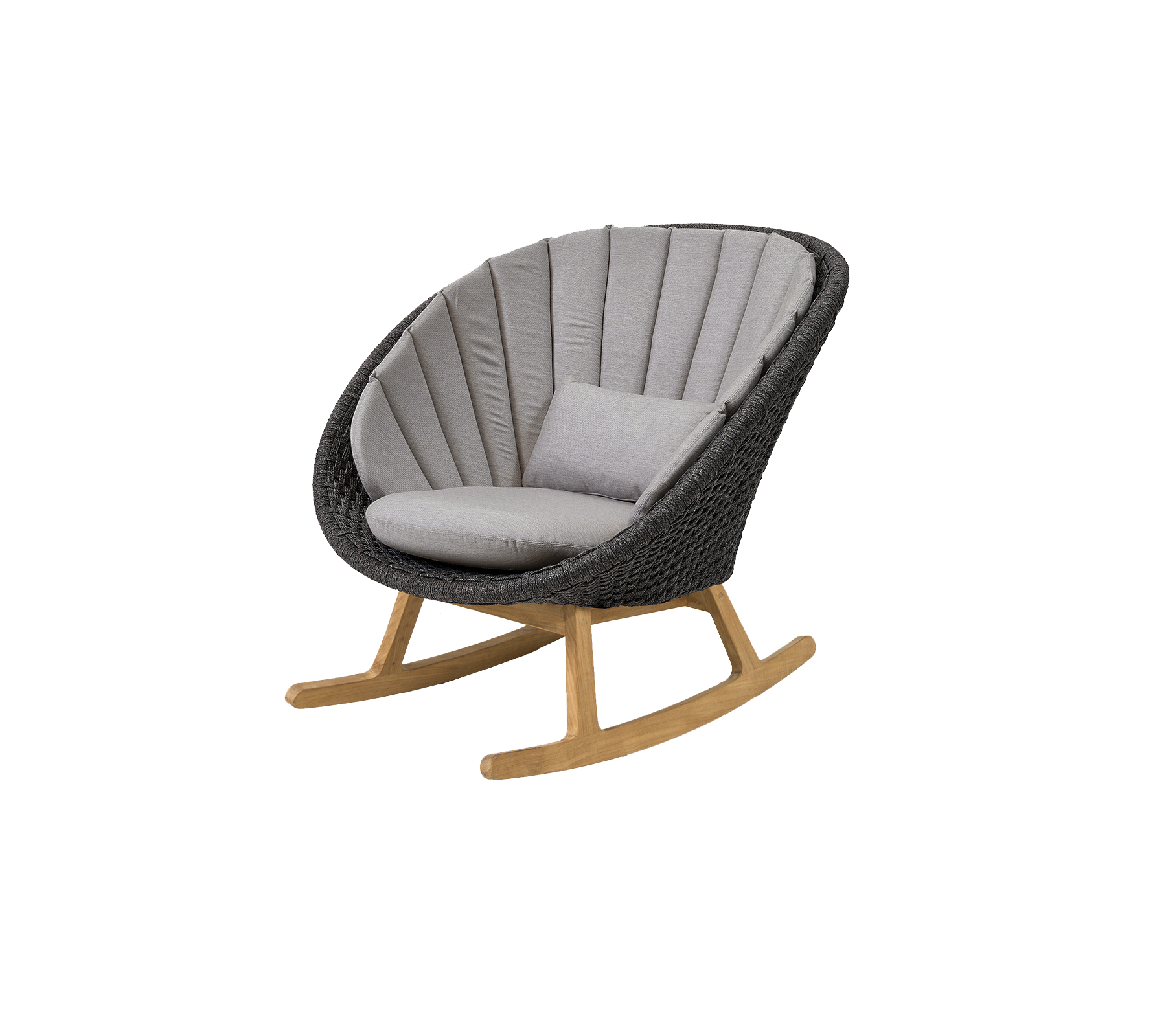 Cane-line Peacock Rocking Chair With Teak Legs