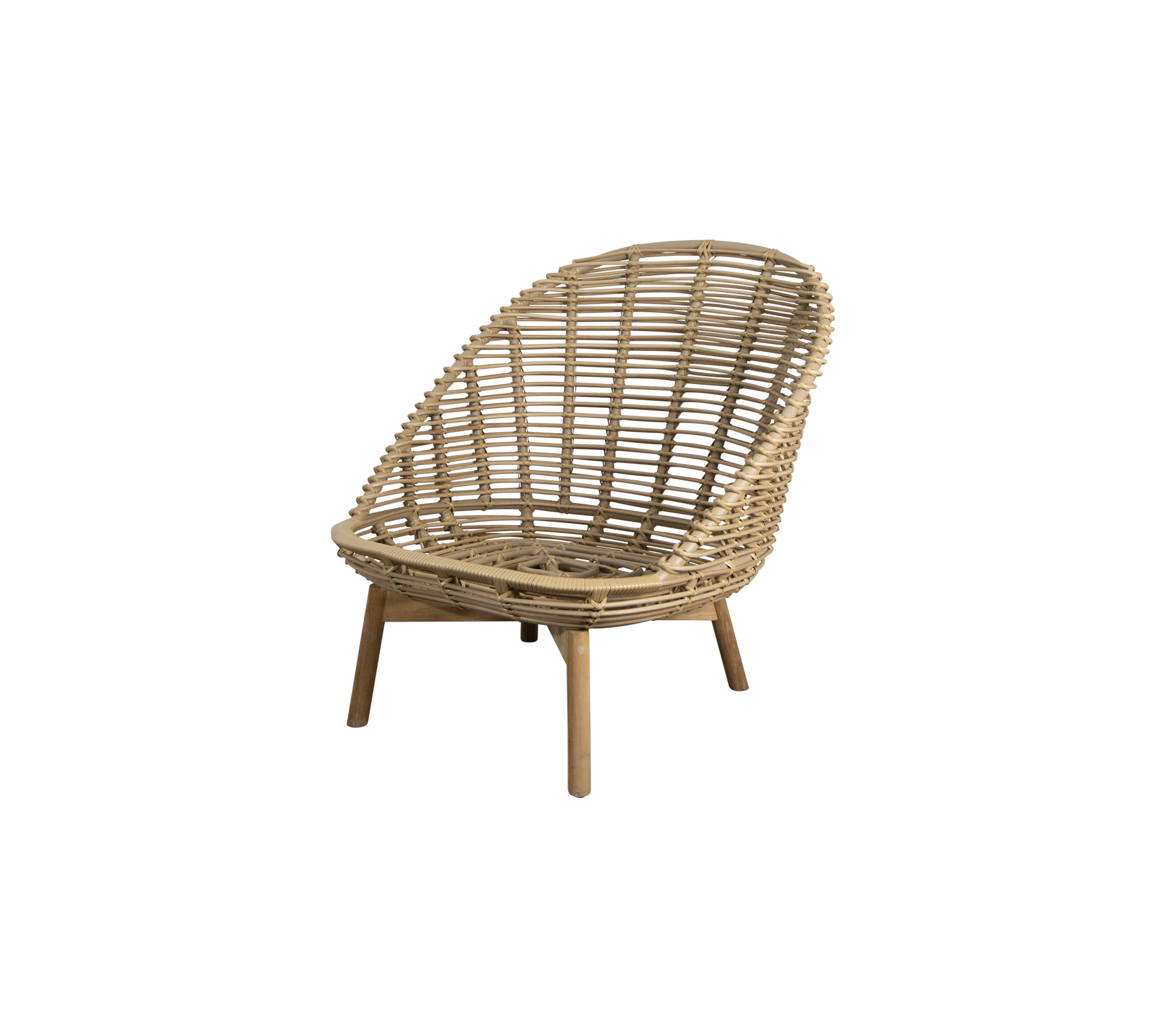 Cane-line Hive Lounge Chair W/Teak Legs