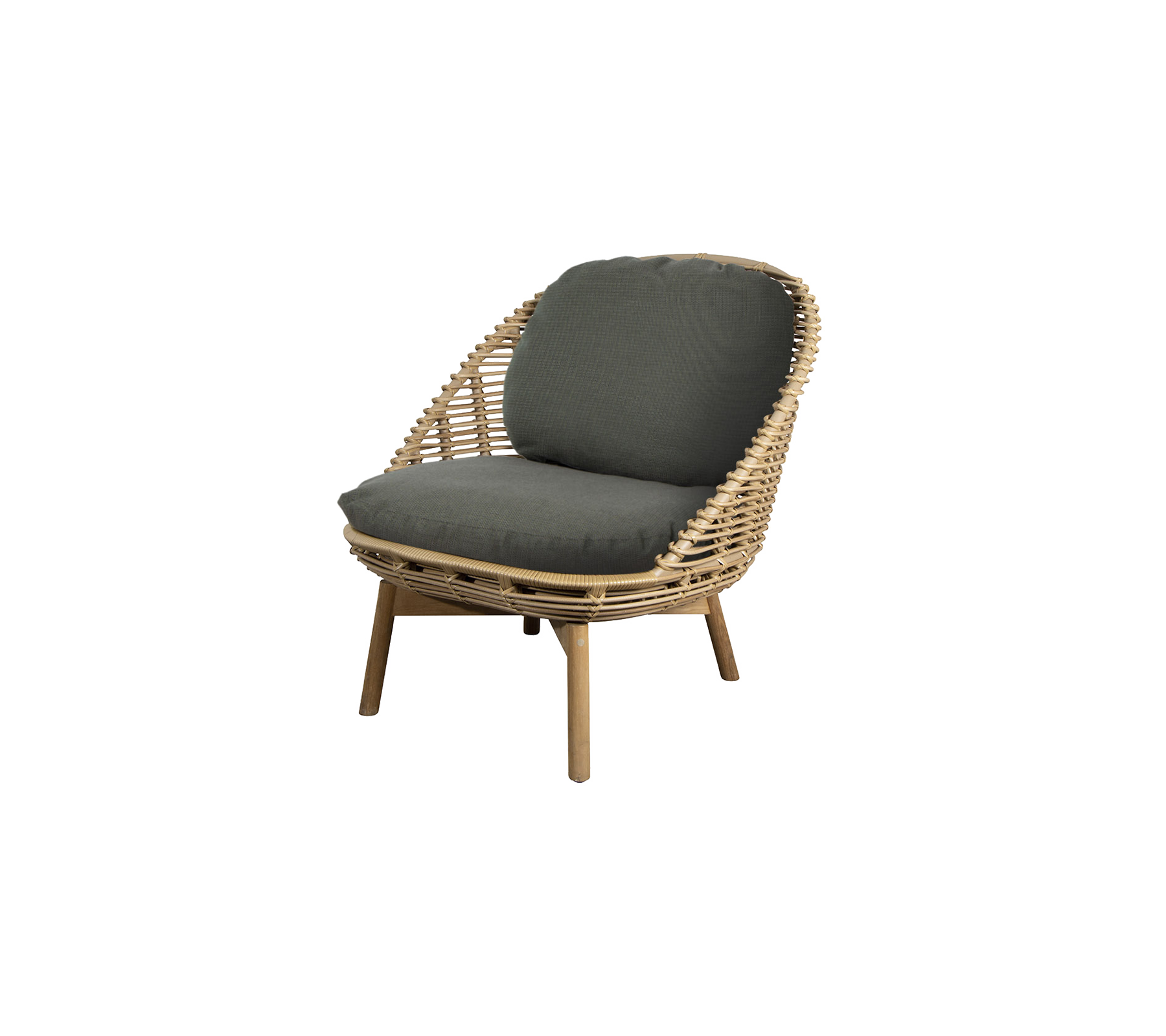 Cane-line Hive Lounge Chair W/Teak Legs
