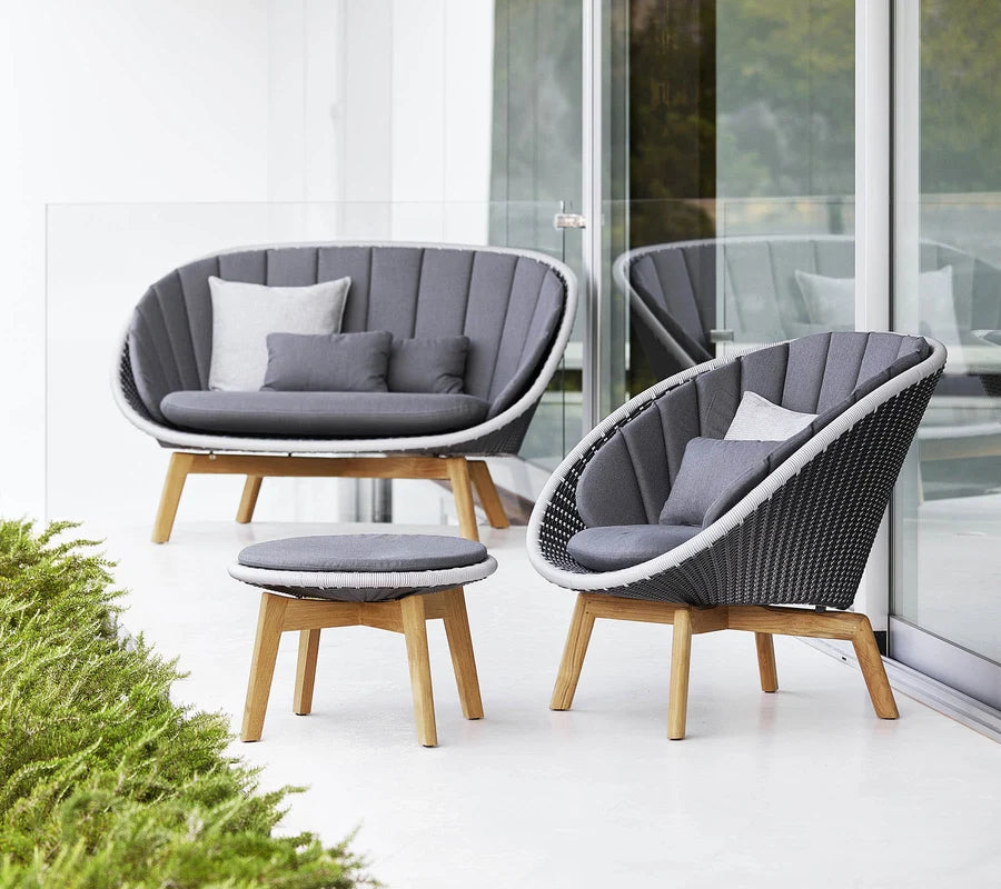Cane-line Peacock Outdoor side table/footstool
