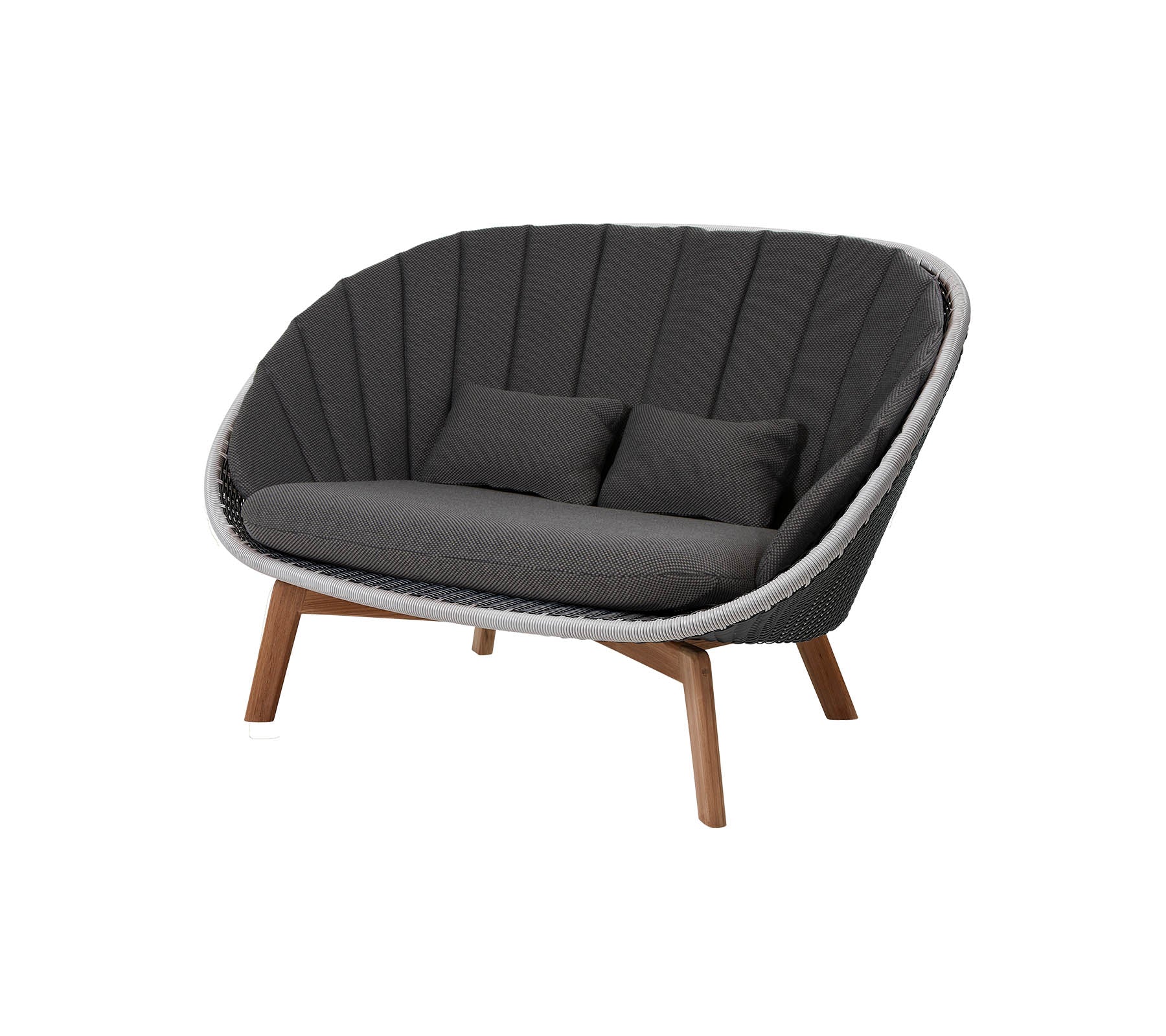 Cane-line Peacock 2-Seater Sofa W/Teak Legs
