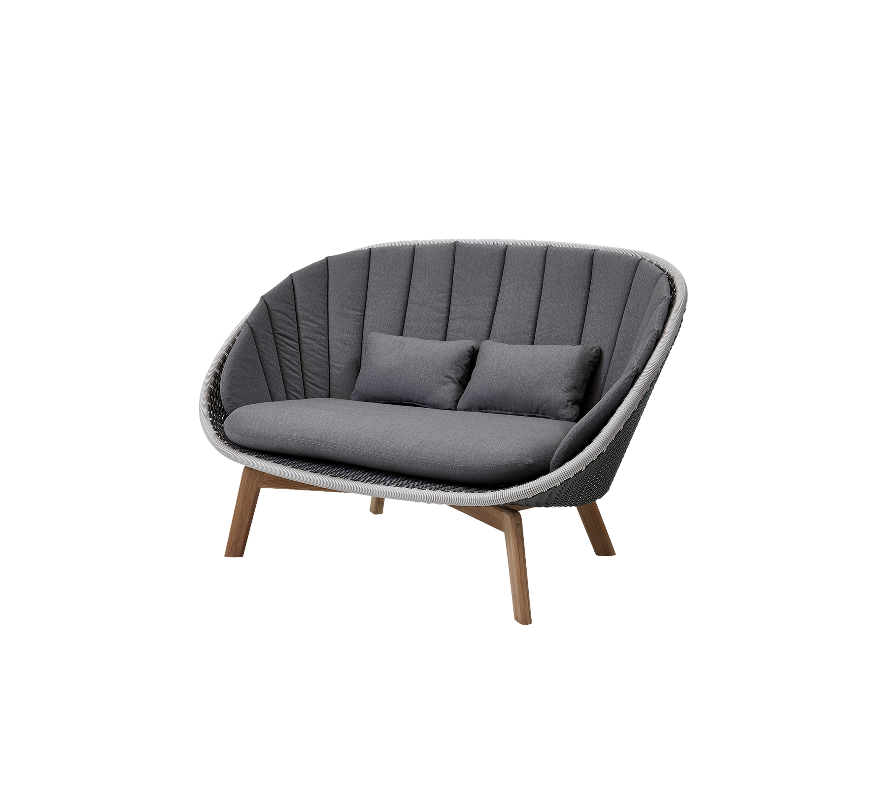 Cane-line Peacock 2-Seater Sofa W/Teak Legs