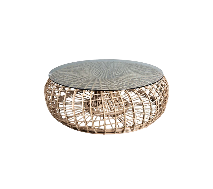 Cane-line Nest Outdoor coffee table/footstools